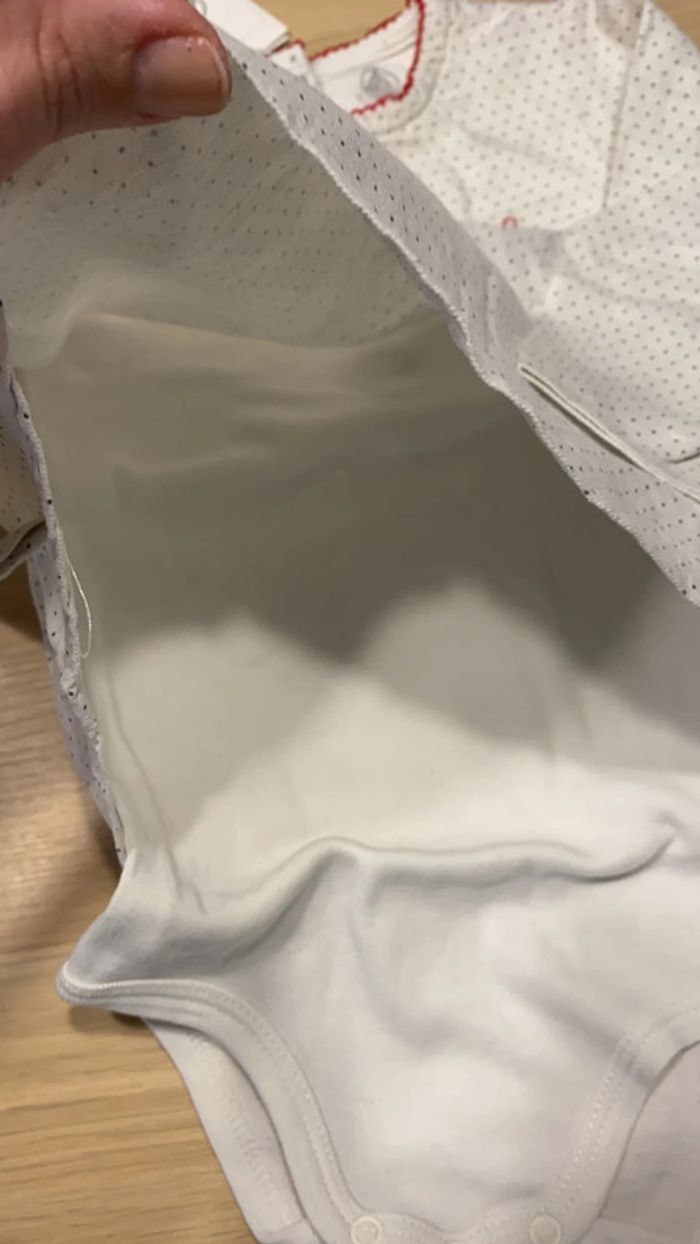 Body blouse fille 18 mois petit bateau neuf - photo numéro 5