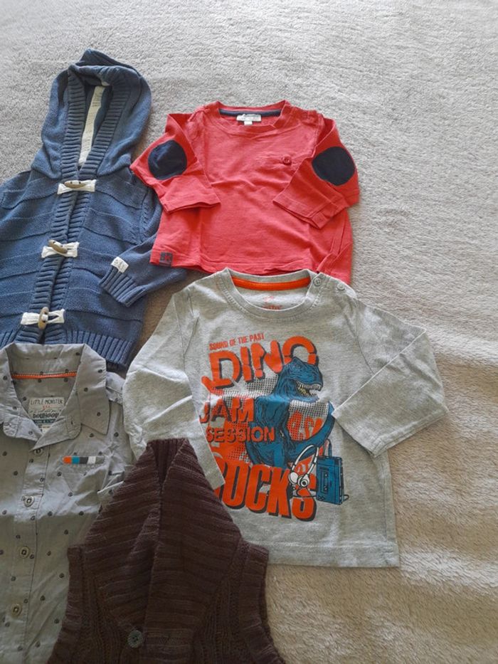 Lot vêtements garçon taille 12 mois - photo numéro 4