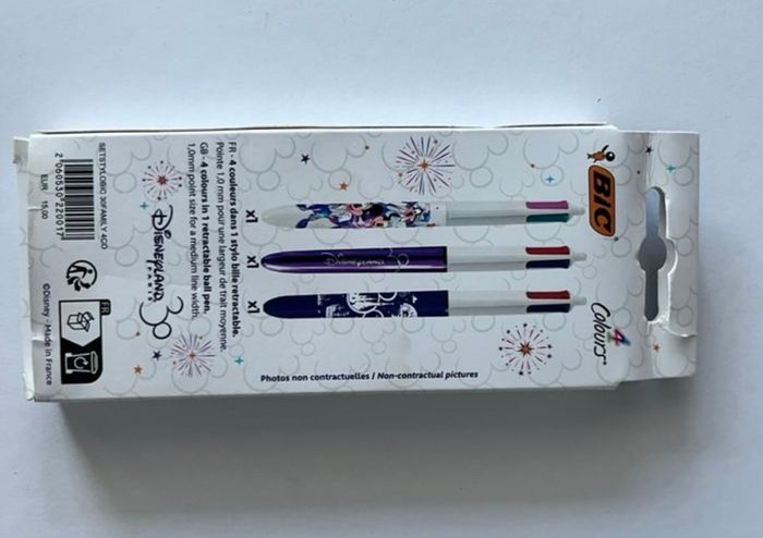 Set 3 stylos BIC 30e anniversaire Disneyland Paris - photo numéro 4