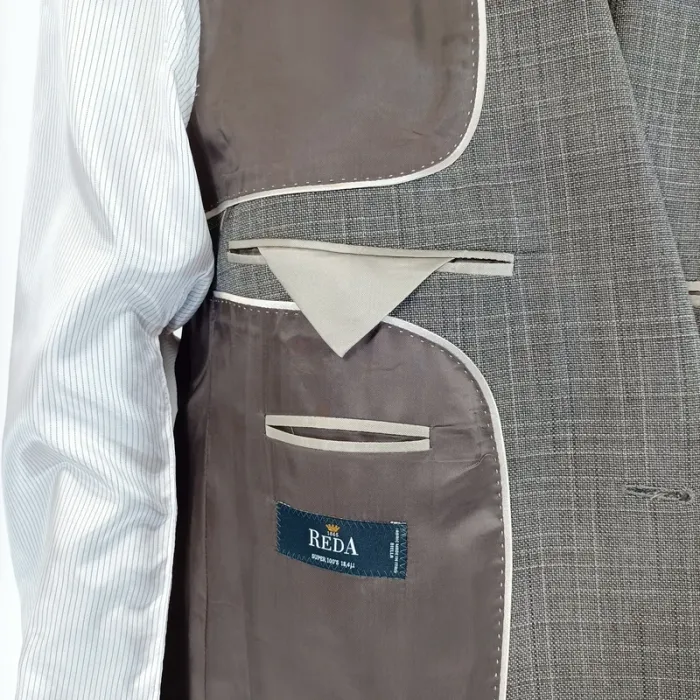 Veste Prince de Galles grise Wasa Reda - taille 52 A473 - photo numéro 15