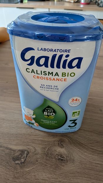 Lait Gallia Calisma Bio 3eme age