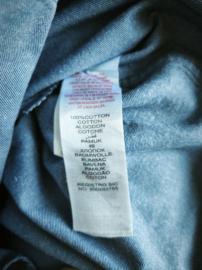 Chemise manches longues denim - photo numéro 3
