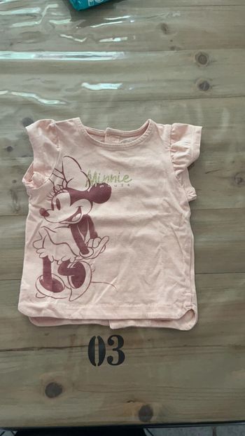 T shirt minnie Disney baby 9 mois