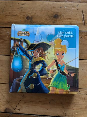 Livre 5 puzzles fée pirate Disney