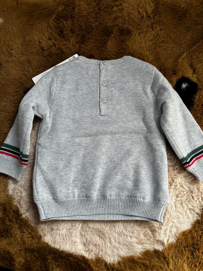 Pull gris pingouin Orchestra t.6m - photo numéro 4