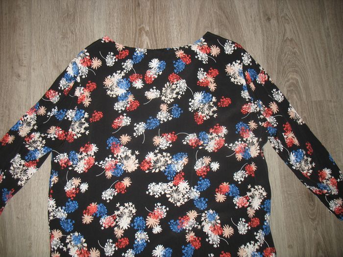 ROBE NOIRE A FLEURS "COMPTOIR DES COTONNIERS" - TAILLE 44 - n° 03 - photo numéro 6