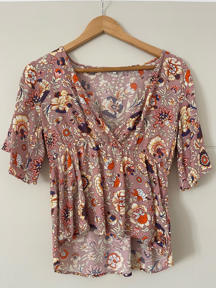 Blouse décolleté V La Halle