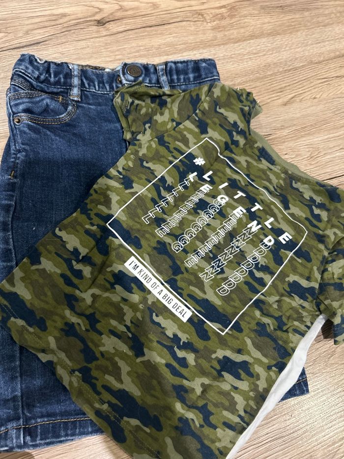 Ensemble tee shirt jean - photo numéro 2