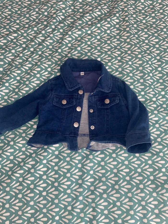 Veste en jean bébé fille