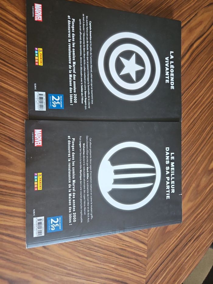 Lot wolverine et captain america la renaissance collection - photo numéro 2