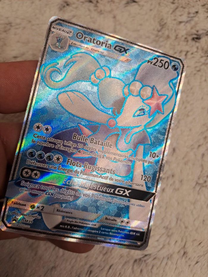 Carte Pokémon Oratoria GX sm39 Promo Soleil & Lune Fr - photo numéro 3