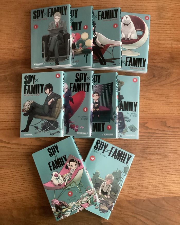 Lot Mangas SPY x FAMILY  Tomes 1 à 10 - photo numéro 5