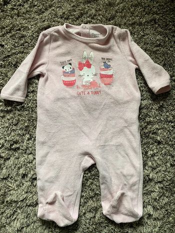Pyjama bébé rêve 6 mois rose
