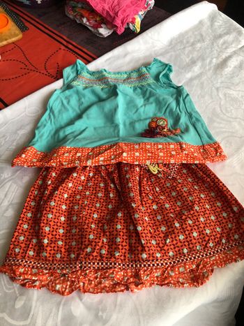 Ensemble fille taille 12 mois