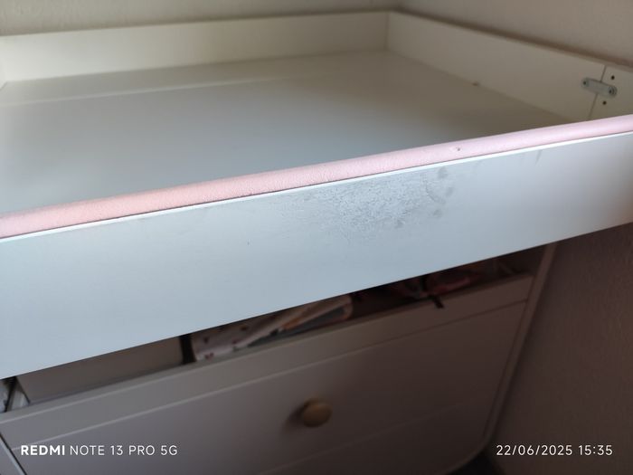 Lit évolutif IKEA MYLLRA avec matelas et table a langer - photo numéro 6