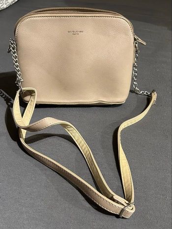 Sac bandoulière beige David Jones – Bon état