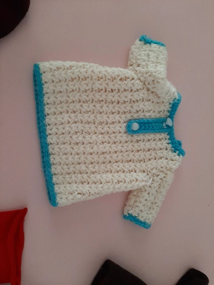 Lot vêtements poupée 40cm environ - photo numéro 3