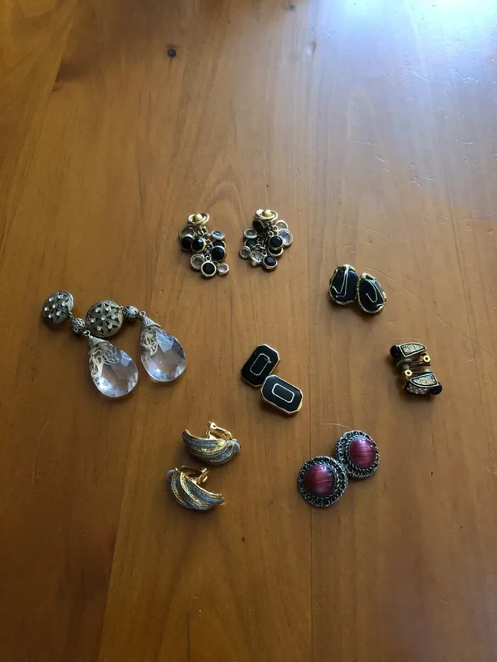 Lot boucles d’oreilles