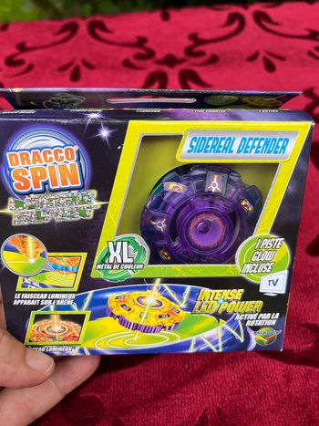Toupie De Combat - Homerokk - Dracco Spin - Violette - Lumineuse Led