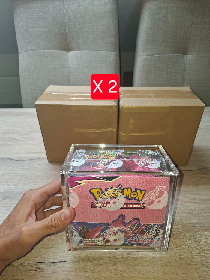 Lot de 2 acryliques display Pokémon aimantée épaisse de qualité premium