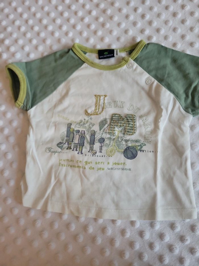 T-shirt manches courtes Sergent Major – 6 mois – Look mixte