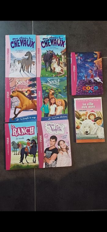 Livres bibliothèque rose 
