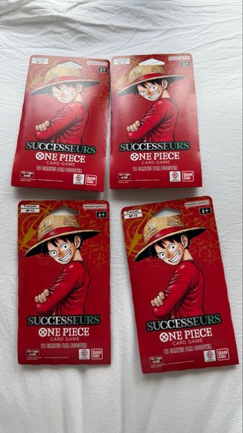 Lot de 10 blister op 13 one piece 