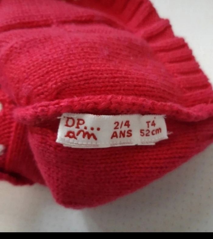 Bonnet fille en 2/4 ans du pareil au même - photo numéro 2