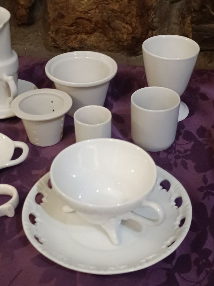 Lot porcelaine blanche - photo numéro 2