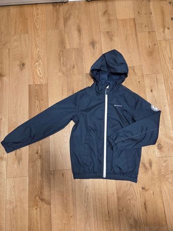 Coupe vent imperméable marine 10 ans Quechua 