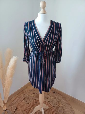 Robe rayée courte H&M taille S 36