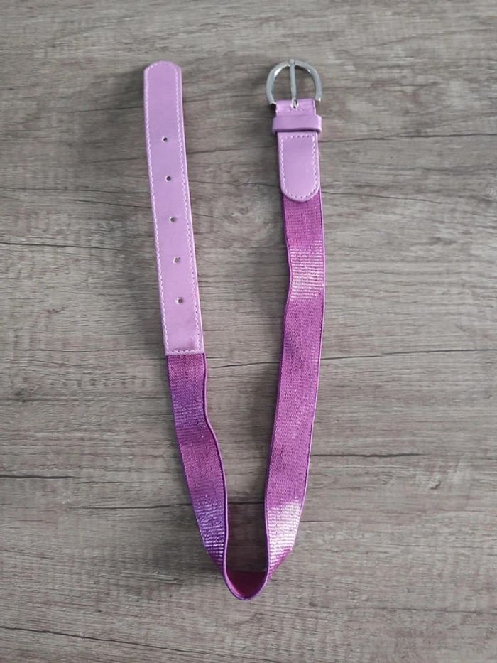 Ceinture fille rose lilas