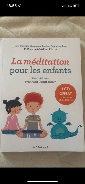 Livre CD la méditation pour les enfants