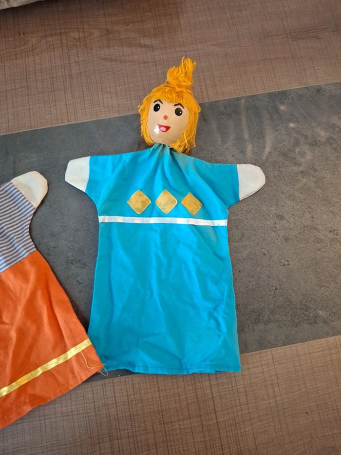 Marionnette vintage 2 personnage - photo numéro 2