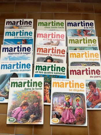 Lot de livres Martine