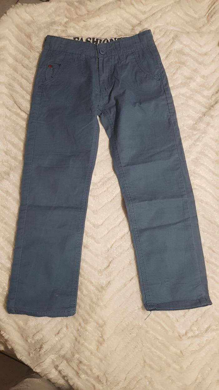 Pantalon basic bleu