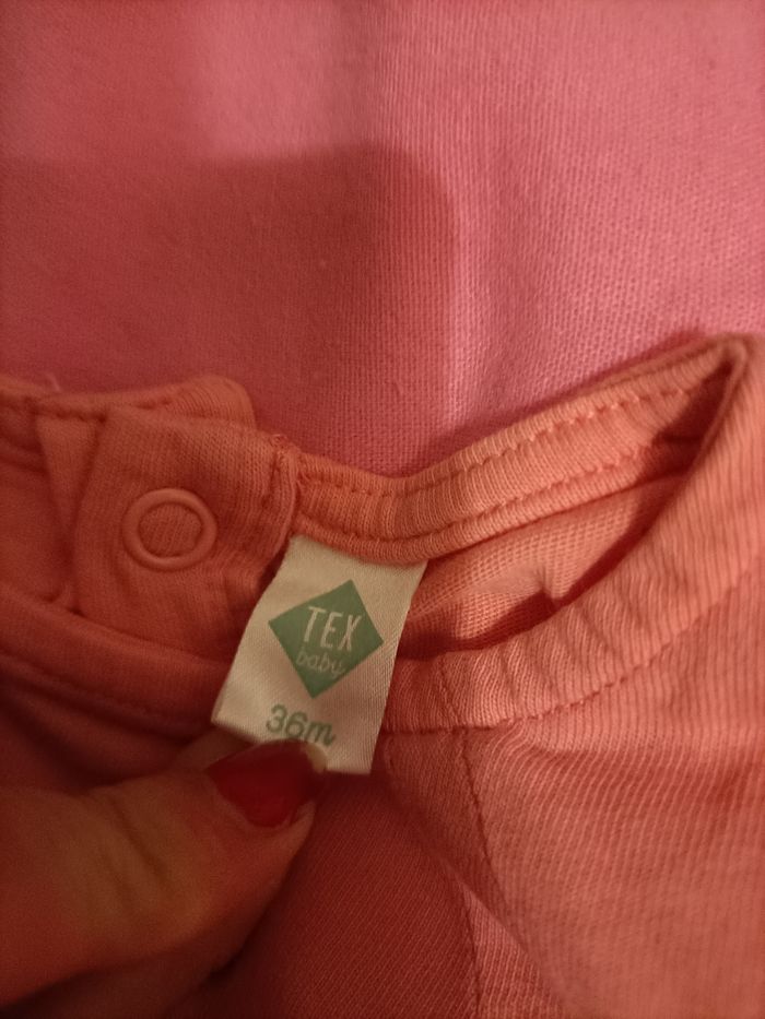 Tee short manche longue fille - photo numéro 2