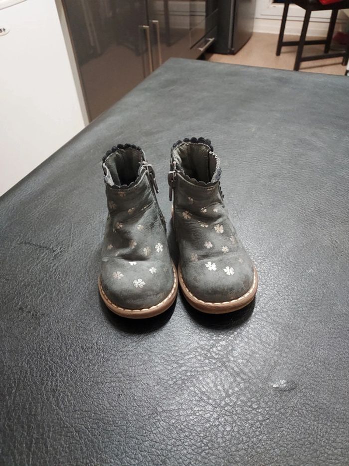 Bottines zippées fille 21