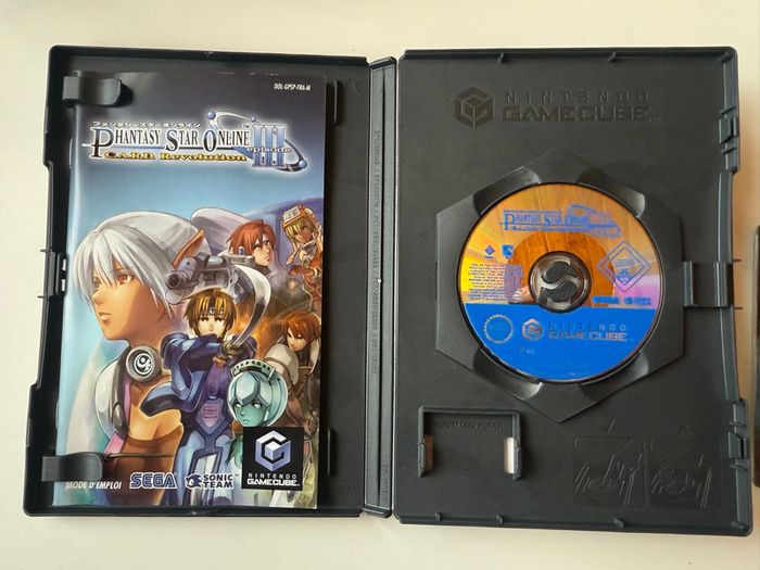 Rare ! phantasy star online III 3 sur Nintendo gamecube avec carte mémoire - photo numéro 4
