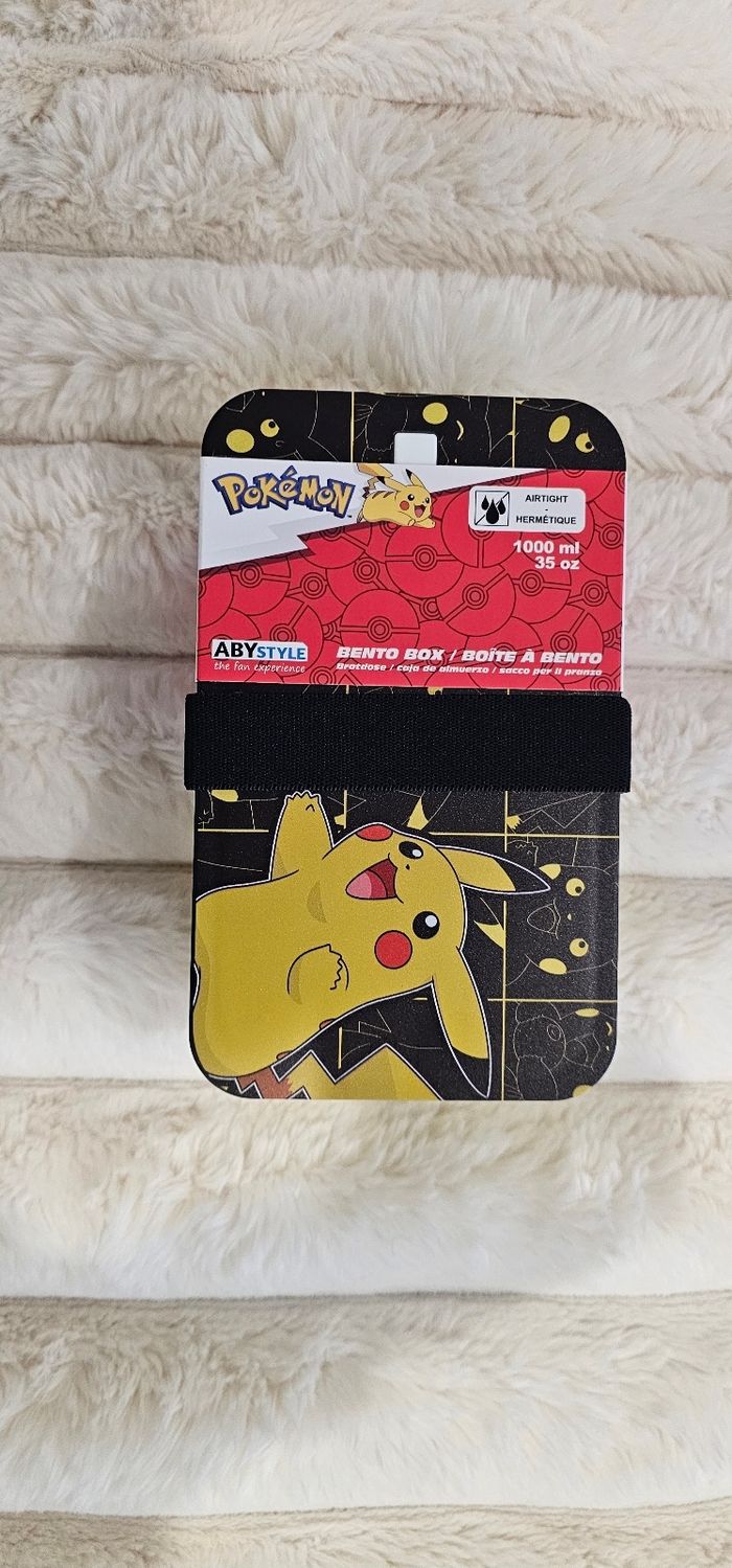 Magnifique boite a bento Pikachu Pokémon Neuve
