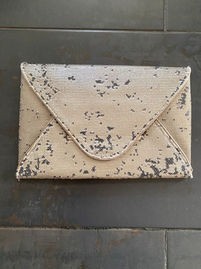 Pochette à sequins dorés Bcbgmaxazria - photo numéro 6