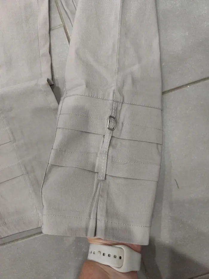 Pantacourt beige taille 42 - photo numéro 2