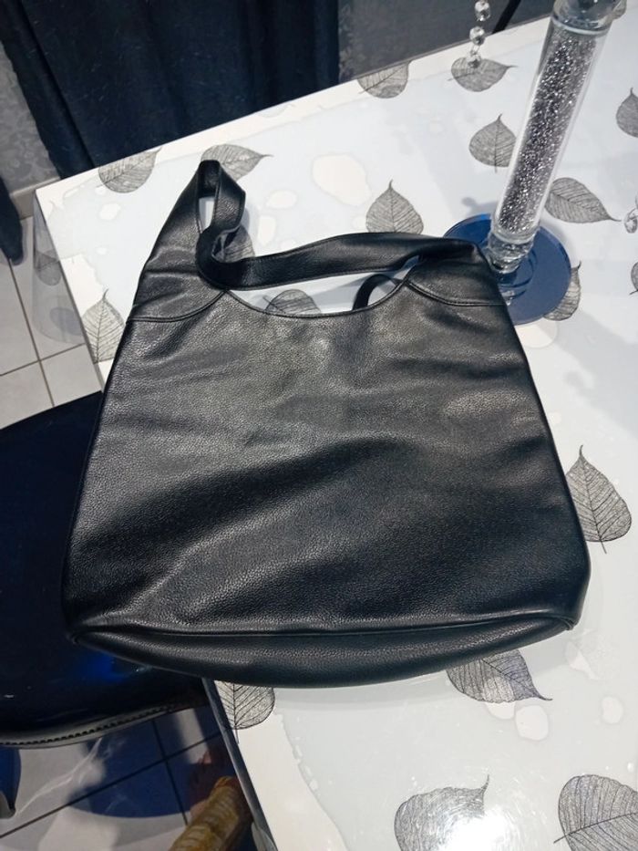 Sac lonchamps porte épaule grande capacité en cuir - photo numéro 9