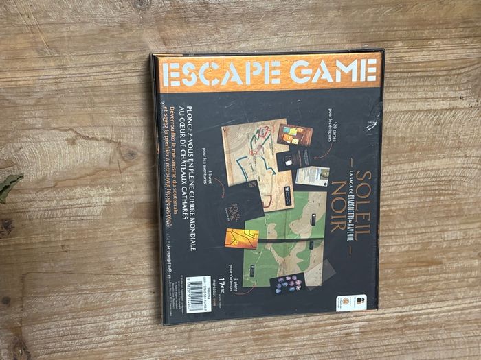 Escape game soleil noir à la recherche de l’étoile sacrée neuf