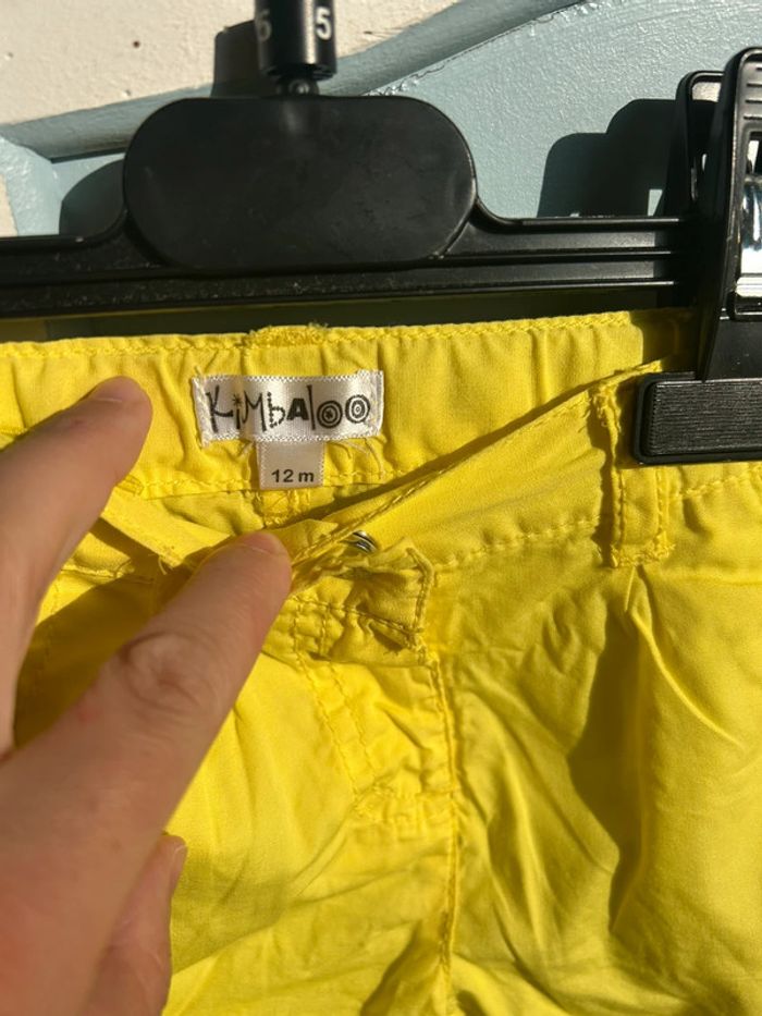 Short jaune kimbaloo, 12 mois - photo numéro 4