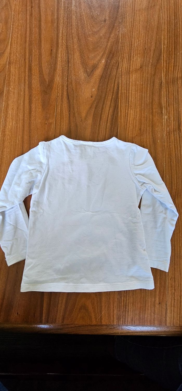 Tee shirt anches longues fille 36mois - photo numéro 4