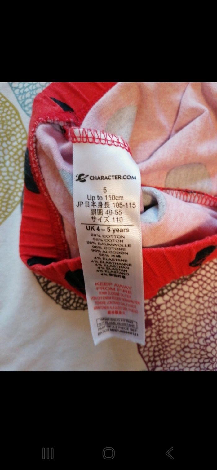 Pyjama Ladybug 3/4 ans - photo numéro 4