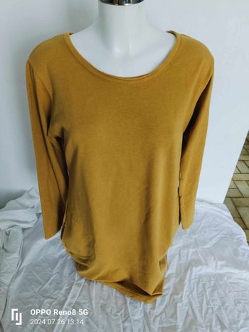 robe sweat moutarde