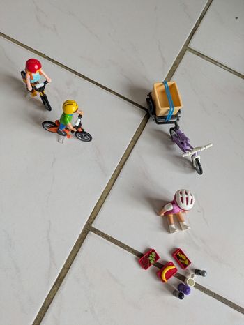 Balade et pique-nique en vélo Playmobil