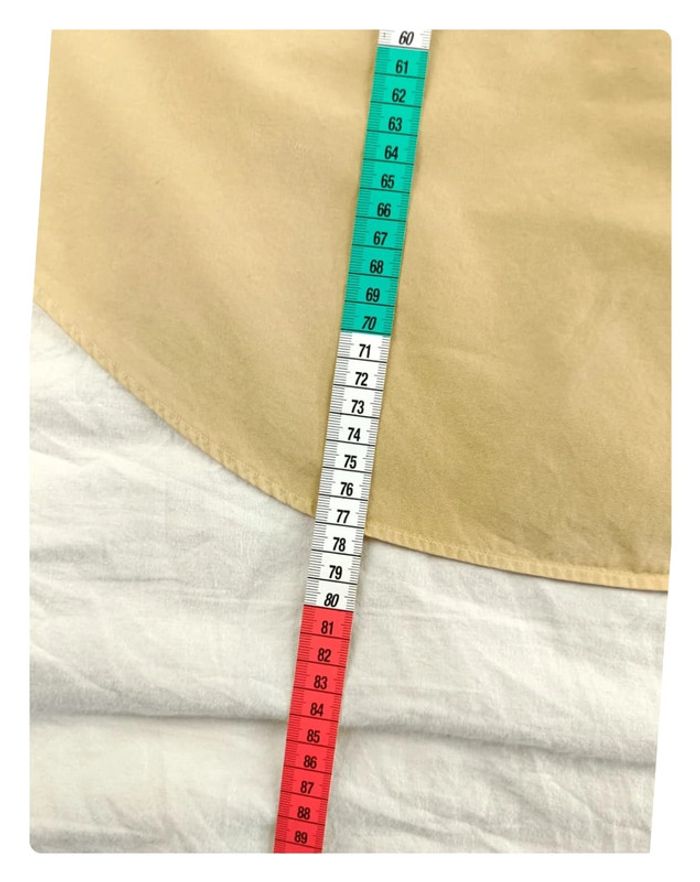 Chemise Ralph Lauren beige pastel manche courte logo rouge M - photo numéro 7